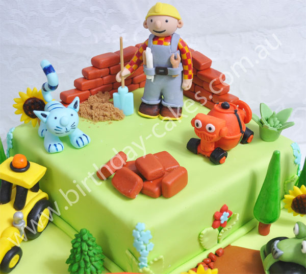 bob the builder birthday cake